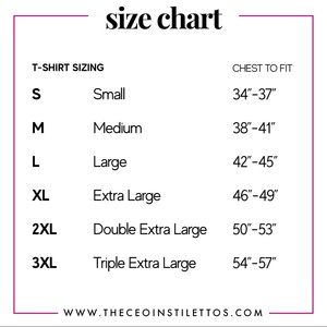 Handmade Tops - T-Shirt Sizing Guide Handmade Tops - T-Shirt Sizing Guide